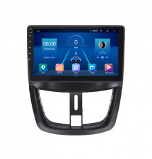 Штатная магнитола Lesko для Peugeot 207 I 2006-2009 экран 9" 2/32Gb 4G Wi-Fi GPS Top