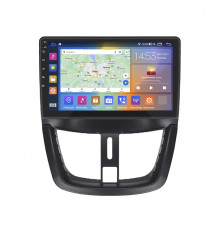 Штатная магнитола Lesko для Peugeot 207 I Рестайлинг 2009-2015 экран 9" 2/32Gb CarPlay 4G Wi-Fi GPS Prime