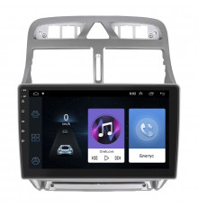 Штатная магнитола Lesko для Peugeot 307 I 2001-2005 экран 9" 1/16Gb Wi-Fi GPS Base