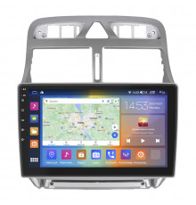 Штатная магнитола Lesko для Peugeot 307 I 2001-2005 экран 9" 2/32Gb CarPlay 4G Wi-Fi GPS Prime