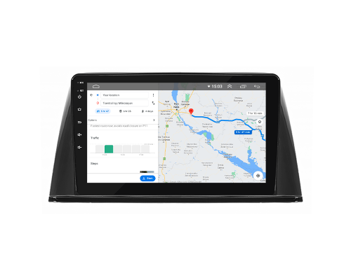 Штатная магнитола Lesko для Peugeot 308 II 2013-2017 экран 10" 2/32Gb 4G Wi-Fi GPS Top