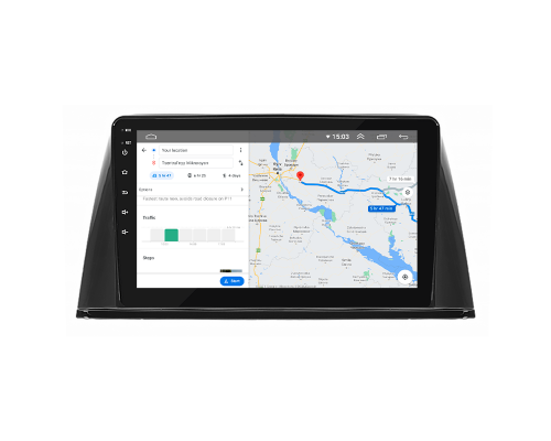 Штатная магнитола Lesko для Peugeot 308 II 2013-2017 экран 10" 4/32Gb 4G Wi-Fi GPS Top