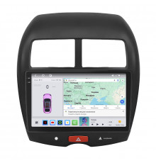 Штатная магнитола Lesko для Peugeot 4008  2012-2017 экран 10" 4/64 QLED CarPlay 4G Wi-Fi GPS 360 Prime