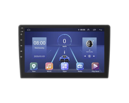 Штатная магнитола Lesko для Peugeot 407  2004-2011 экран 9" 6/128Gb 4G Wi-Fi GPS Top