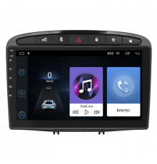 Штатная магнитола Lesko для Peugeot 408 I 2012-2017 экран 9" 1/16Gb Wi-Fi GPS Base