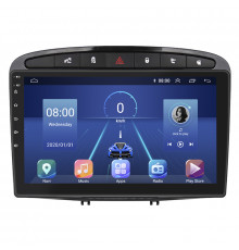 Штатная магнитола Lesko 9" для Peugeot 408 I 2012-2017 с GPS и 4G Wi-Fi