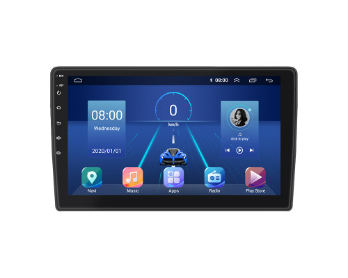 Штатная магнитола Lesko для Peugeot Boxer II 2006-2011 экран 9" 6/128Gb 4G Wi-Fi GPS Top