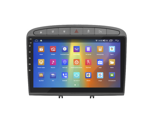 Штатная магнитола Lesko для Peugeot RCZ I 2010-2012 экран 9" 2/32Gb CarPlay 4G Wi-Fi GPS Prime