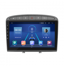 Штатная магнитола Lesko для Peugeot RCZ I 2010-2012 экран 9" 4/64Gb 4G Wi-Fi GPS Top