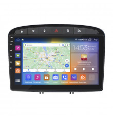 Штатная магнитола Lesko для Peugeot RCZ I Рестайлинг 2012-2015 экран 9" 2/32Gb CarPlay 4G Wi-Fi GPS Prime
