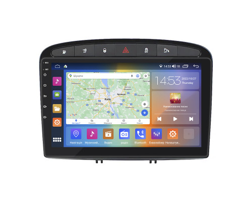 Штатная магнитола Lesko для Peugeot RCZ I Рестайлинг 2012-2015 экран 9" 2/32Gb CarPlay 4G Wi-Fi GPS Prime