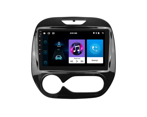 Штатная магнитола Lesko для Renault Captur I 2012-2017 экран 9" 1/16Gb Wi-Fi GPS Base