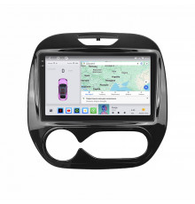 Штатная магнитола Lesko для Renault Captur I 2012-2017 экран 9" 4/64 QLED CarPlay 4G Wi-Fi GPS 360 Prime