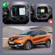 Штатная магнитола Lesko для Renault Captur I 2012-2017 экран 9" 4/64Gb 4G Wi-Fi GPS Top
