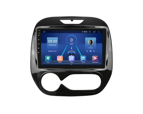 Штатная магнитола Lesko для Renault Captur I 2012-2017 экран 9" 6/128Gb 4G Wi-Fi GPS Top
