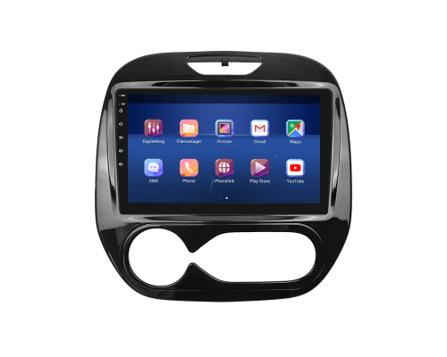 Штатная магнитола Lesko для Renault Captur I 2012-2017 экран 9" 6/128Gb 4G Wi-Fi GPS Top