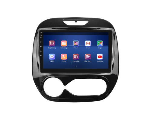 Штатная магнитола Lesko для Renault Captur I Рестайлинг 2017-2019 экран 9" 6/128Gb 4G Wi-Fi GPS Top