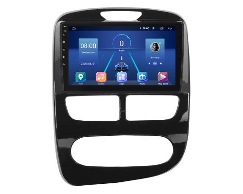 Штатная магнитола Lesko для Renault Clio IV 2012-2016 экран 9" 4/64Gb 4G Wi-Fi GPS Top