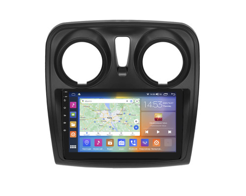 Штатная магнитола Lesko для Renault Dokker I 2012-н.в. экран 9" 4/64Gb CarPlay 4G Wi-Fi GPS Prime