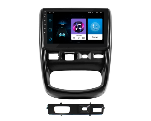 Штатная магнитола Lesko для Renault Duster I 2010-2015 экран 9" 1/16Gb Wi-Fi GPS Base