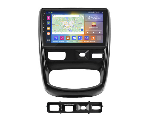 Штатная магнитола Lesko для Renault Duster I 2010-2015 экран 9" 2/32Gb CarPlay 4G Wi-Fi GPS Prime