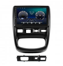 Штатная магнитола Lesko для Renault Duster I 2010-2015 экран 9" 4/64Gb 4G Wi-Fi GPS Top