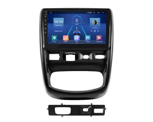 Штатная магнитола Lesko для Renault Duster I 2010-2015 экран 9" 6/128Gb 4G Wi-Fi GPS Top