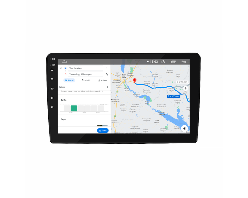 Штатная магнитола Lesko для Renault Duster I Рестайлинг 2015-2021 экран 9" 2/32Gb Wi-Fi GPS Base