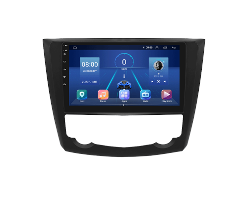 Штатная магнитола Lesko для Renault Kadjar I Рестайлинг 2018-н.в экран 9" 6/128Gb 4G Wi-Fi GPS Top