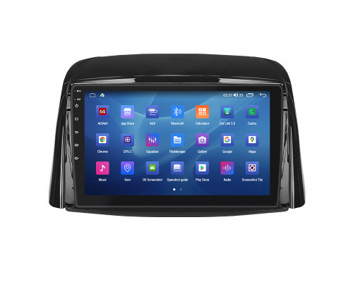 Штатная магнитола Lesko для Renault Koleos I Рестайлинг 2011-2013 экран 9" 2/32Gb CarPlay 4G Wi-Fi GPS Prime