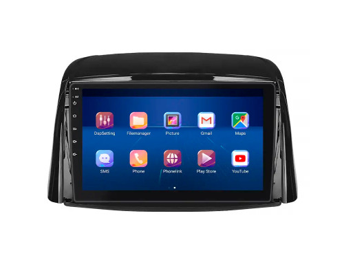 Штатная магнитола Lesko для Renault Koleos I Рестайлинг 2011-2013 экран 9" 6/128Gb 4G Wi-Fi GPS Top