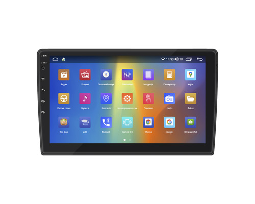 Штатная магнитола Lesko для Renault KWID  2015-н.в экран 9" 2/32Gb CarPlay 4G Wi-Fi GPS Prime