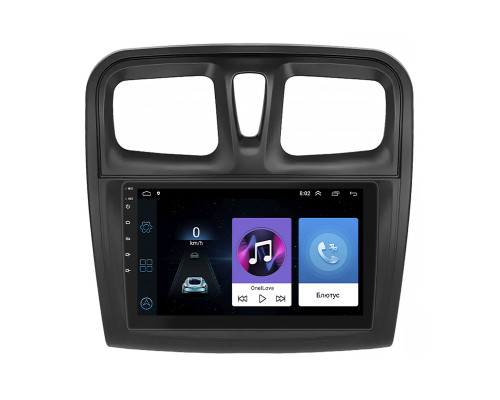 Штатная магнитола Lesko для Renault Logan II ver 2 2012-2018 экран 9" 1/16Gb Wi-Fi GPS Base