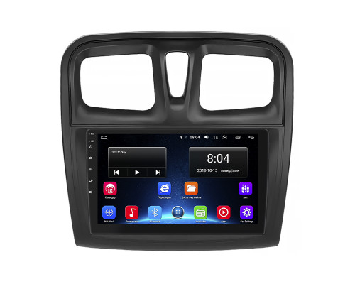 Штатная магнитола Lesko для Renault Logan II ver 2 2012-2018 экран 9" 2/32Gb Wi-Fi GPS Base