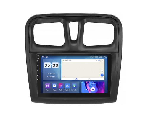 Штатная магнитола Lesko для Renault Logan II ver 2 2012-2018 экран 9" 2/32Gb CarPlay 4G Wi-Fi GPS Prime