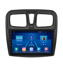 Штатная магнитола Lesko для Renault Logan II Рестайлинг 2018-н.в экран 10" 2/32Gb 4G Wi-Fi GPS Top