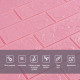 3D панель самоклеющаяся 700х770х3мм кирпич Розовый (004-3) SW-00000231