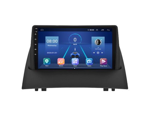 Штатная магнитола Lesko для Renault Megane II 2002-2006 экран 9" 6/128Gb 4G Wi-Fi GPS Top