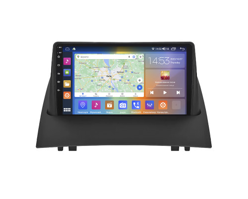 Штатная магнитола Lesko для Renault Megane II Рестайлинг 2006-2009 экран 9" 2/32Gb CarPlay 4G Wi-Fi GPS Prime