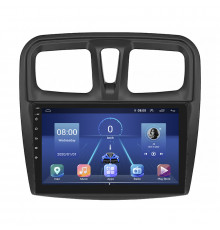 Штатная магнитола Lesko для Renault Sandero II 2013-2018 экран 9" 6/128Gb 4G Wi-Fi GPS Top