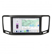 Штатная магнитола Lesko для SEAT Alhambra II 2010-2015 экран 9" 4/64 QLED CarPlay 4G Wi-Fi GPS 360 Prime