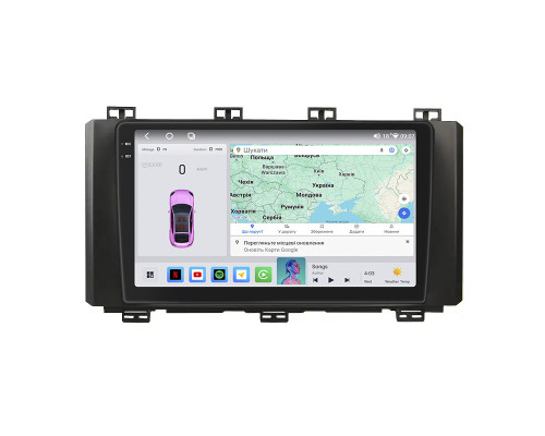 Штатная магнитола Lesko для SEAT Ateca I 2016-2020 экран 9" 4/64 QLED CarPlay 4G Wi-Fi GPS 360 Prime