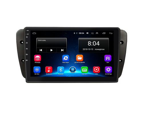 Штатная магнитола Lesko для SEAT Ibiza IV 2008-2012 экран 9" 2/32Gb Wi-Fi GPS Base