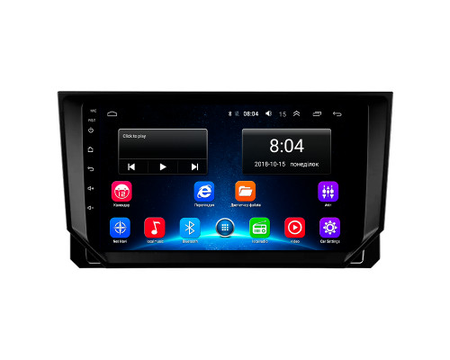 Штатная магнитола Lesko для SEAT Ibiza IV Рестайлинг 2 2015-2017 экран 9" 2/32Gb Wi-Fi GPS Base