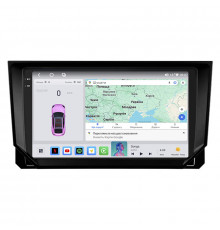 Штатная магнитола Lesko для SEAT Ibiza V 2017-2021 экран 9" 4/64 QLED CarPlay 4G Wi-Fi GPS 360 Prime