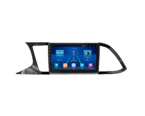 Штатная магнитола Lesko для SEAT Leon III 2012-2016 экран 9" 4/64Gb 4G Wi-Fi GPS Top
