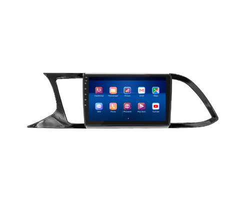 Штатная магнитола Lesko для SEAT Leon III 2012-2016 экран 9" 4/64Gb 4G Wi-Fi GPS Top