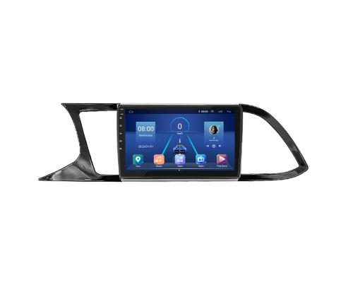 Штатная магнитола Lesko для SEAT Leon III 2012-2016 экран 9" 6/128Gb 4G Wi-Fi GPS Top