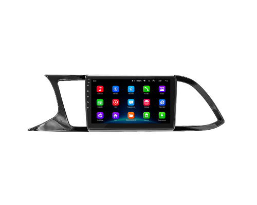 Штатная магнитола Lesko для SEAT Leon III Рестайлинг 2016-2020 экран 9" 2/32Gb Wi-Fi GPS Base
