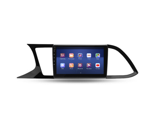 Штатная магнитола Lesko для SEAT Leon III Рестайлинг 2016-2020 экран 9" 4/64Gb 4G Wi-Fi GPS Top